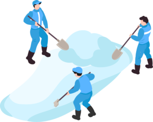 Lumityöläisiä Tampereella